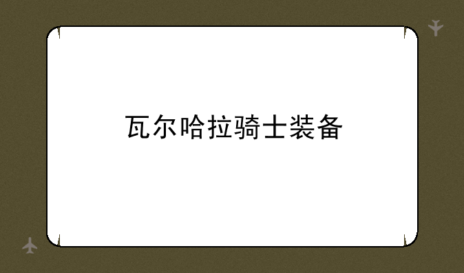 瓦尔哈拉骑士装备