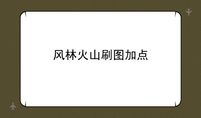 风林火山刷图加点