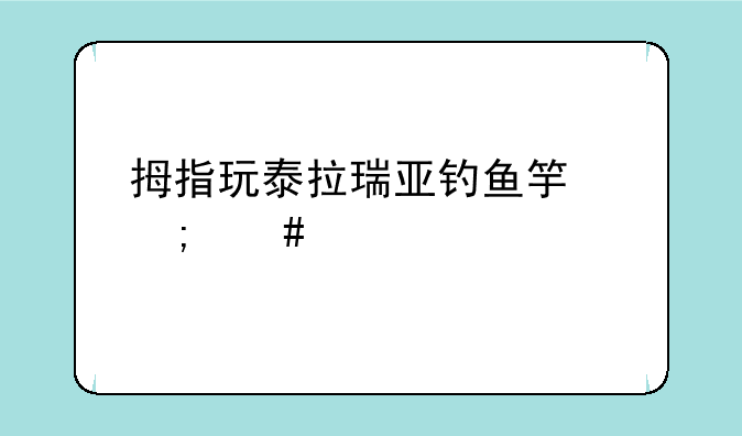 拇指玩泰拉瑞亚钓鱼竿怎么做