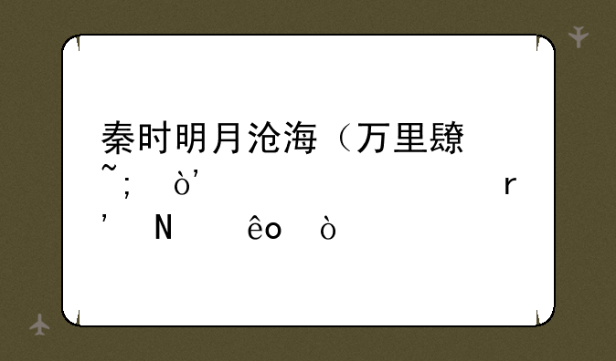 秦时明月沧海（万里长城）激活码有哪些？